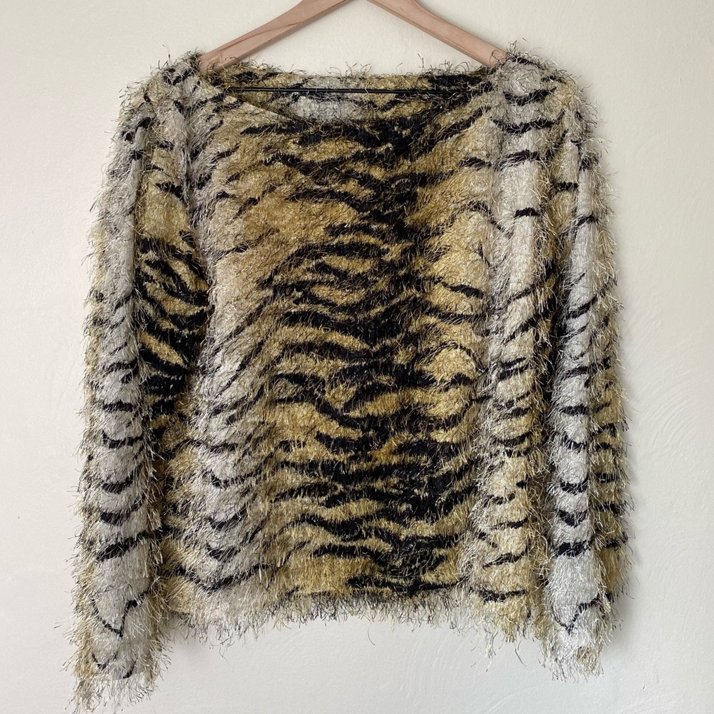 Vintage Vue Point Petite Eyelash Sweater - Picture 1 of 5